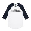 AS Colour - 3/4 Raglan Baseball Sleeve Tee Thumbnail