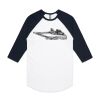 AS Colour - 3/4 Raglan Baseball Sleeve Tee Thumbnail