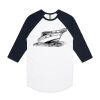 AS Colour - 3/4 Raglan Baseball Sleeve Tee Thumbnail