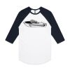AS Colour - 3/4 Raglan Baseball Sleeve Tee Thumbnail