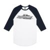 AS Colour - 3/4 Raglan Baseball Sleeve Tee Thumbnail