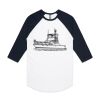 AS Colour - 3/4 Raglan Baseball Sleeve Tee Thumbnail