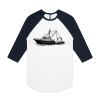 AS Colour - 3/4 Raglan Baseball Sleeve Tee Thumbnail