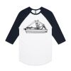 AS Colour - 3/4 Raglan Baseball Sleeve Tee Thumbnail