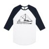 AS Colour - 3/4 Raglan Baseball Sleeve Tee Thumbnail