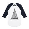 AS Colour - 3/4 Raglan Baseball Sleeve Tee Thumbnail