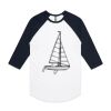 AS Colour - 3/4 Raglan Baseball Sleeve Tee Thumbnail