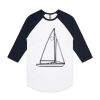 AS Colour - 3/4 Raglan Baseball Sleeve Tee Thumbnail