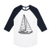 AS Colour - 3/4 Raglan Baseball Sleeve Tee Thumbnail