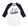 AS Colour - 3/4 Raglan Baseball Sleeve Tee Thumbnail