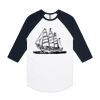 AS Colour - 3/4 Raglan Baseball Sleeve Tee Thumbnail