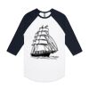 AS Colour - 3/4 Raglan Baseball Sleeve Tee Thumbnail