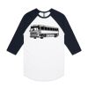 AS Colour - 3/4 Raglan Baseball Sleeve Tee Thumbnail