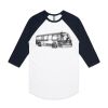 AS Colour - 3/4 Raglan Baseball Sleeve Tee Thumbnail