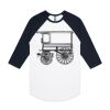 AS Colour - 3/4 Raglan Baseball Sleeve Tee Thumbnail