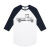 AS Colour - 3/4 Raglan Baseball Sleeve Tee Thumbnail
