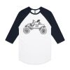 AS Colour - 3/4 Raglan Baseball Sleeve Tee Thumbnail