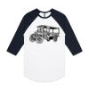 AS Colour - 3/4 Raglan Baseball Sleeve Tee Thumbnail