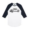 AS Colour - 3/4 Raglan Baseball Sleeve Tee Thumbnail
