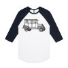 AS Colour - 3/4 Raglan Baseball Sleeve Tee Thumbnail