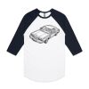 AS Colour - 3/4 Raglan Baseball Sleeve Tee Thumbnail