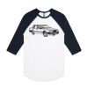 AS Colour - 3/4 Raglan Baseball Sleeve Tee Thumbnail