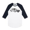 AS Colour - 3/4 Raglan Baseball Sleeve Tee Thumbnail