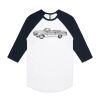 AS Colour - 3/4 Raglan Baseball Sleeve Tee Thumbnail