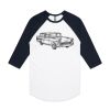 AS Colour - 3/4 Raglan Baseball Sleeve Tee Thumbnail