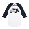 AS Colour - 3/4 Raglan Baseball Sleeve Tee Thumbnail