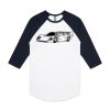 AS Colour - 3/4 Raglan Baseball Sleeve Tee Thumbnail