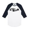 AS Colour - 3/4 Raglan Baseball Sleeve Tee Thumbnail