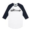 AS Colour - 3/4 Raglan Baseball Sleeve Tee Thumbnail