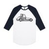 AS Colour - 3/4 Raglan Baseball Sleeve Tee Thumbnail