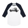 AS Colour - 3/4 Raglan Baseball Sleeve Tee Thumbnail