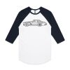 AS Colour - 3/4 Raglan Baseball Sleeve Tee Thumbnail