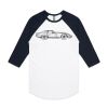 AS Colour - 3/4 Raglan Baseball Sleeve Tee Thumbnail