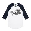 AS Colour - 3/4 Raglan Baseball Sleeve Tee Thumbnail