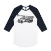 AS Colour - 3/4 Raglan Baseball Sleeve Tee Thumbnail