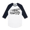 AS Colour - 3/4 Raglan Baseball Sleeve Tee Thumbnail