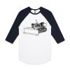 AS Colour - 3/4 Raglan Baseball Sleeve Tee Thumbnail