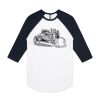 AS Colour - 3/4 Raglan Baseball Sleeve Tee Thumbnail