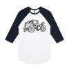 AS Colour - 3/4 Raglan Baseball Sleeve Tee Thumbnail