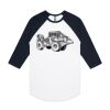 AS Colour - 3/4 Raglan Baseball Sleeve Tee Thumbnail