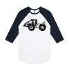 AS Colour - 3/4 Raglan Baseball Sleeve Tee Thumbnail