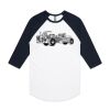 AS Colour - 3/4 Raglan Baseball Sleeve Tee Thumbnail