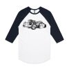AS Colour - 3/4 Raglan Baseball Sleeve Tee Thumbnail