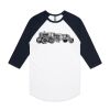 AS Colour - 3/4 Raglan Baseball Sleeve Tee Thumbnail