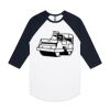 AS Colour - 3/4 Raglan Baseball Sleeve Tee Thumbnail