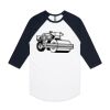 AS Colour - 3/4 Raglan Baseball Sleeve Tee Thumbnail